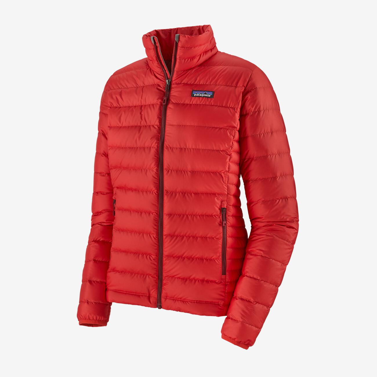 Patagonia Women's Down Sweater Jacket - Sustainable Down, Catalan Coral w/Catalan Coral / L