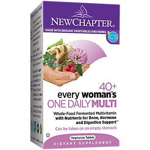 Organic Multivitamin for Every Woman 40+ - Whole-Food Complex - Once Daily (24 Tablets)
