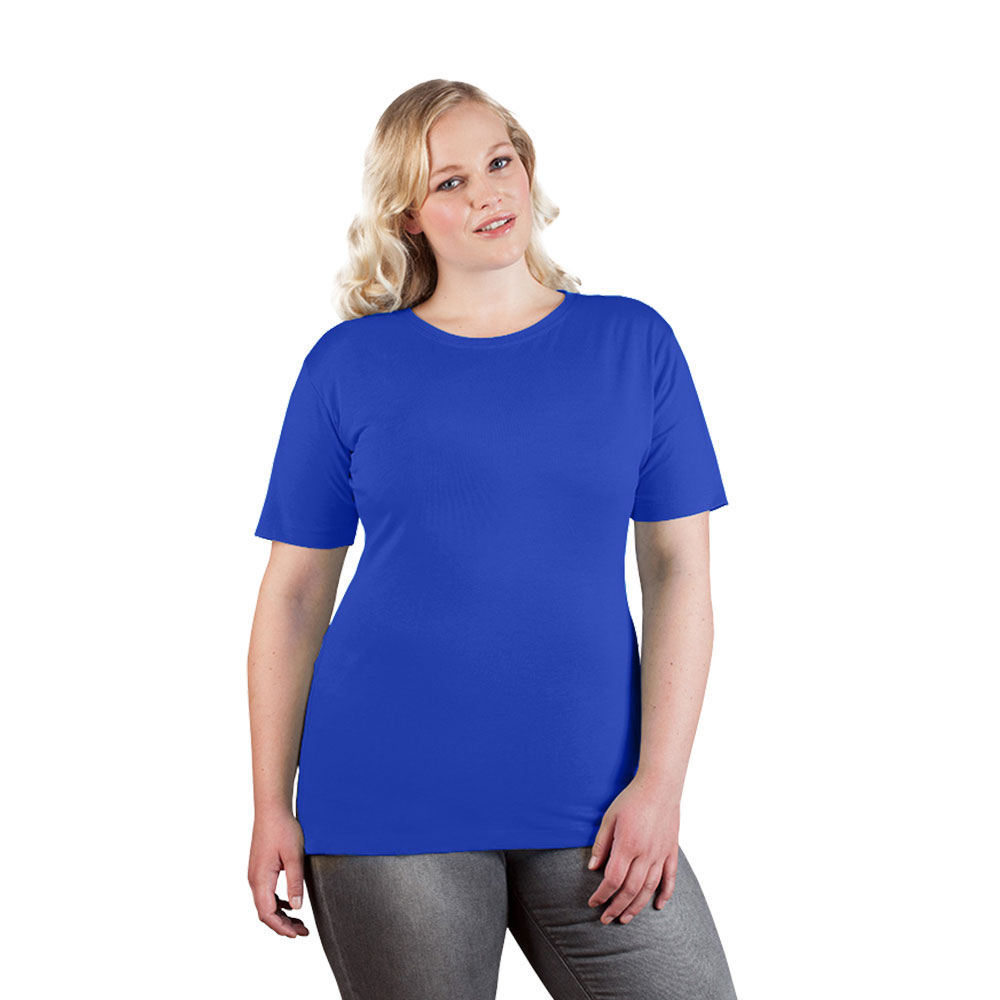 Premium T-Shirt Plus Size Damen, Königsblau, XXL