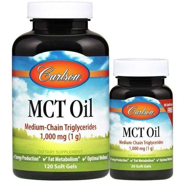 MCT Oil, 1000mg - 120 + 30 softgels