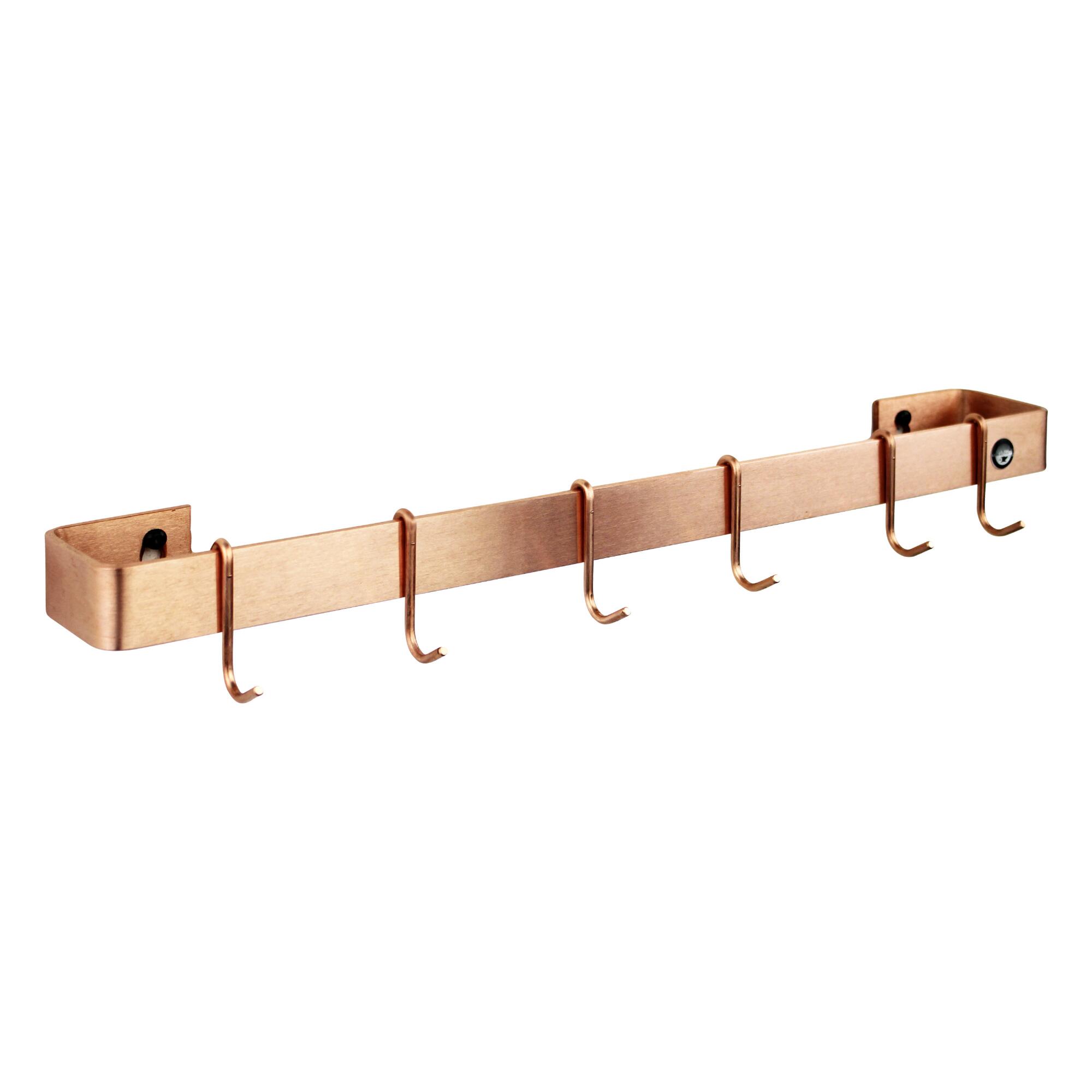 Enclume Brushed Copper Wall Pot Rack by World Market