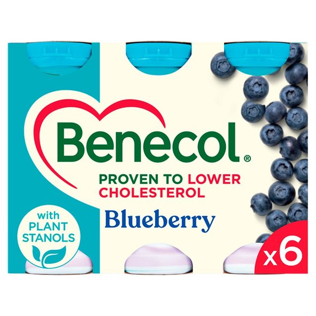 Benecol Cholesterol Lowering Yoghurt Drink Blueberry