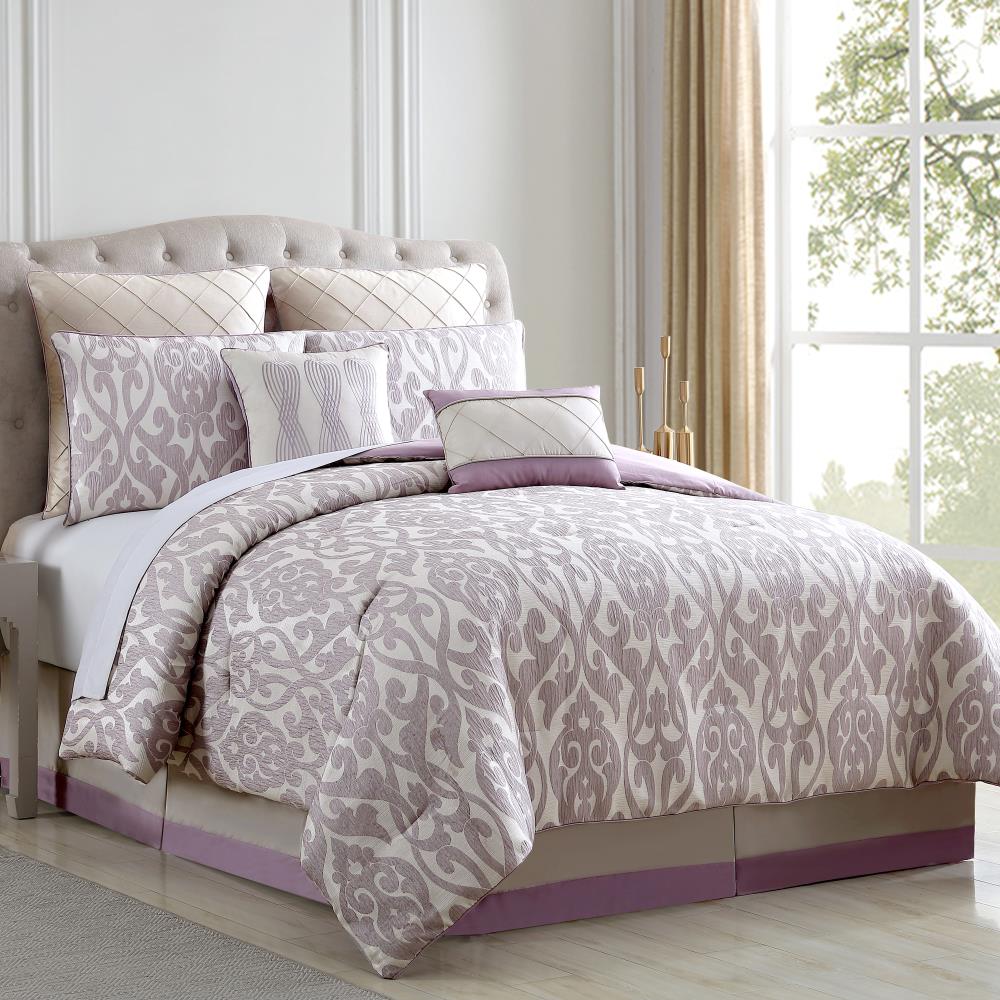 Amrapur Overseas Azlin Multi-colored Multi Reversible King Comforter (Blend with Polyester Fill) | 38EEJCMG-AZL-KG