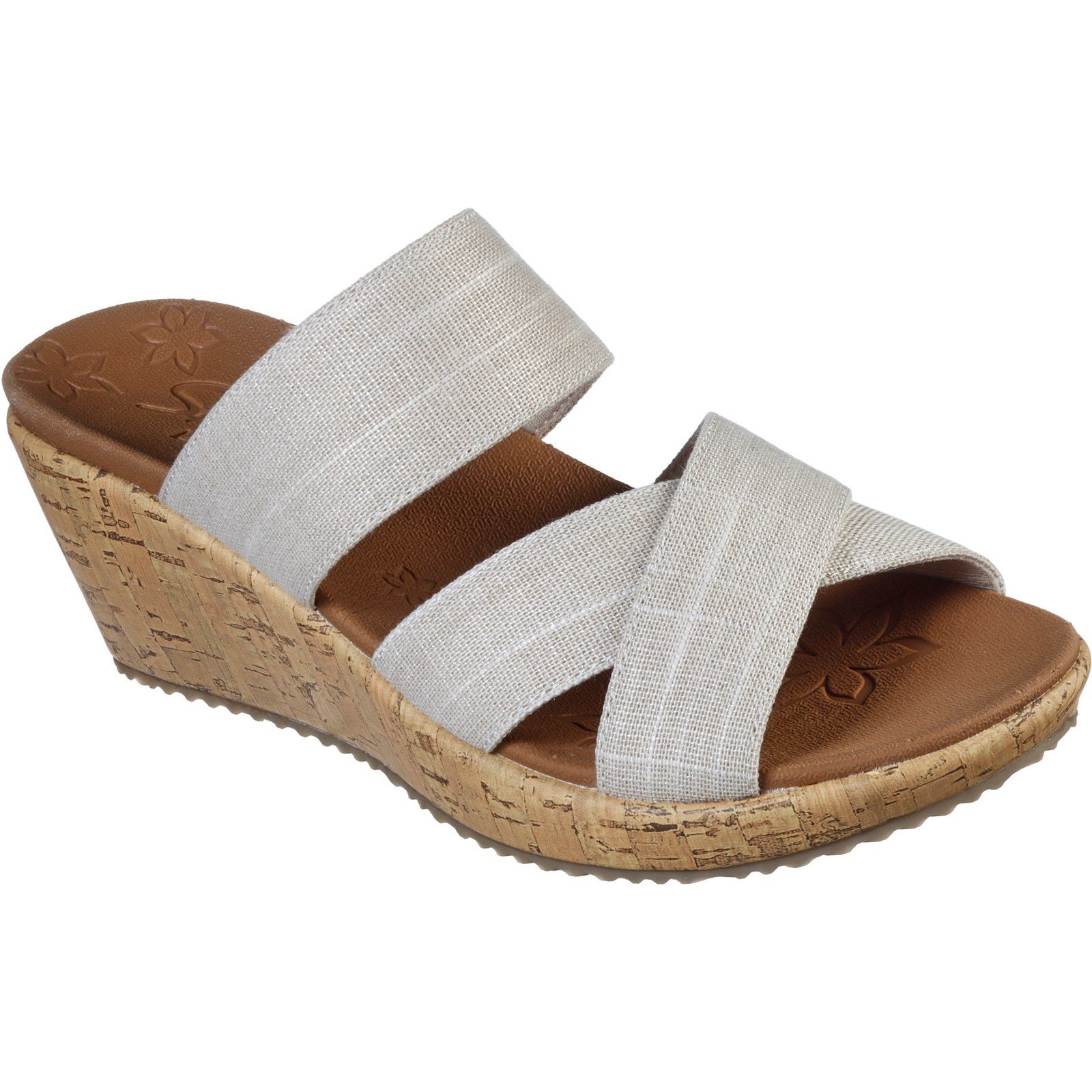 Skechers Women's Beverlee Canyon Dangle Summer Sandal Various Colours 32172 - Natural 6