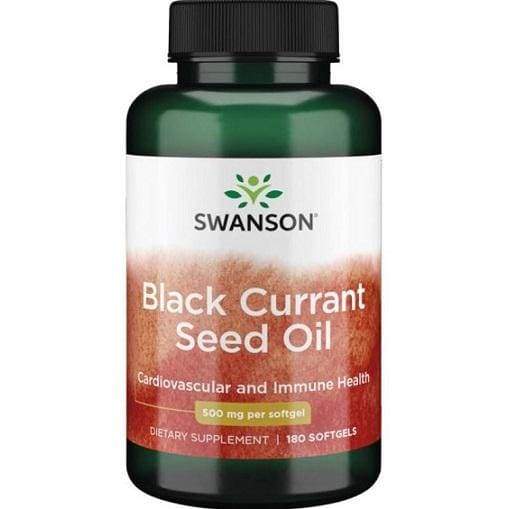 Black Currant Seed Oil, 500mg - 180 softgels