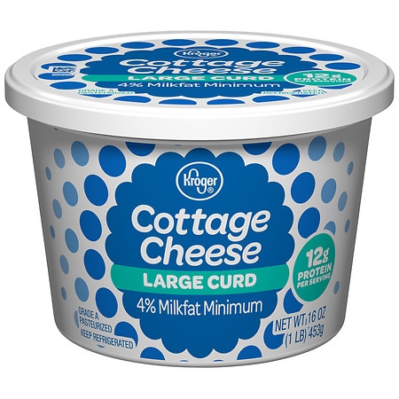 Kroger Large Curd Cottage Cheese - 16.0 oz