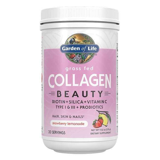 Collagen Beauty - Grass Fed, Strawberry Lemonade - 270 grams