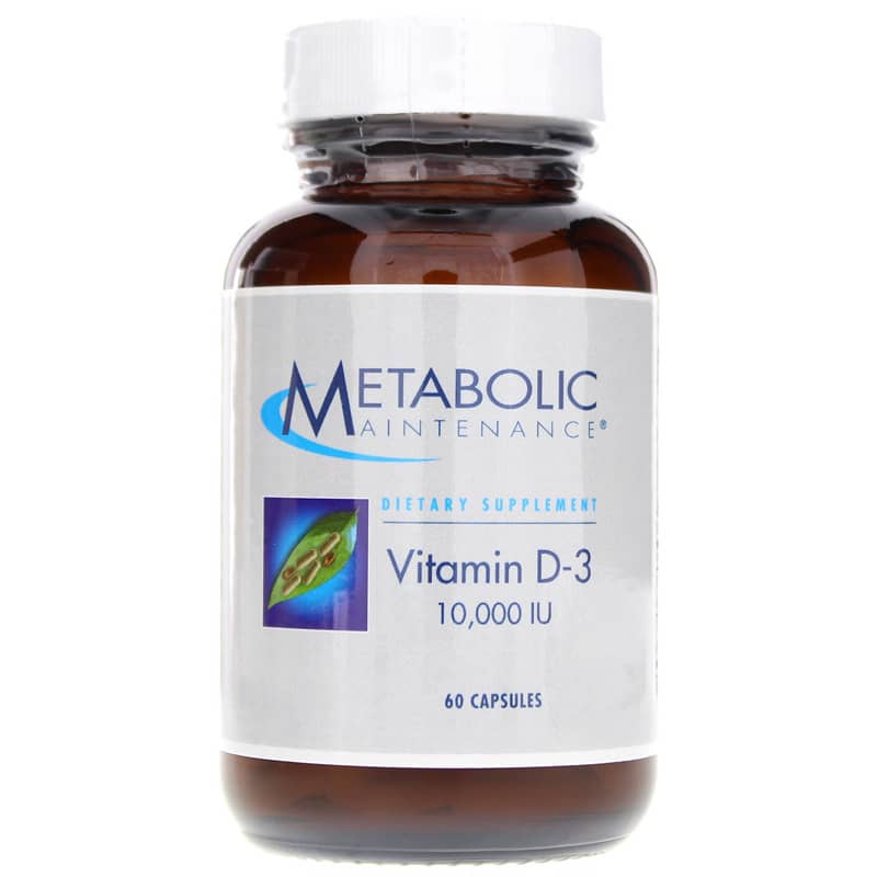 Metabolic Maintenance Vitamin D3 10,000 IU 60 Capsules