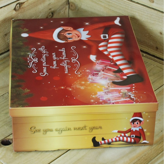 Buy Naughty Elf Christmas Elf Eve Box 45 x 34 x 12.5 cm Online