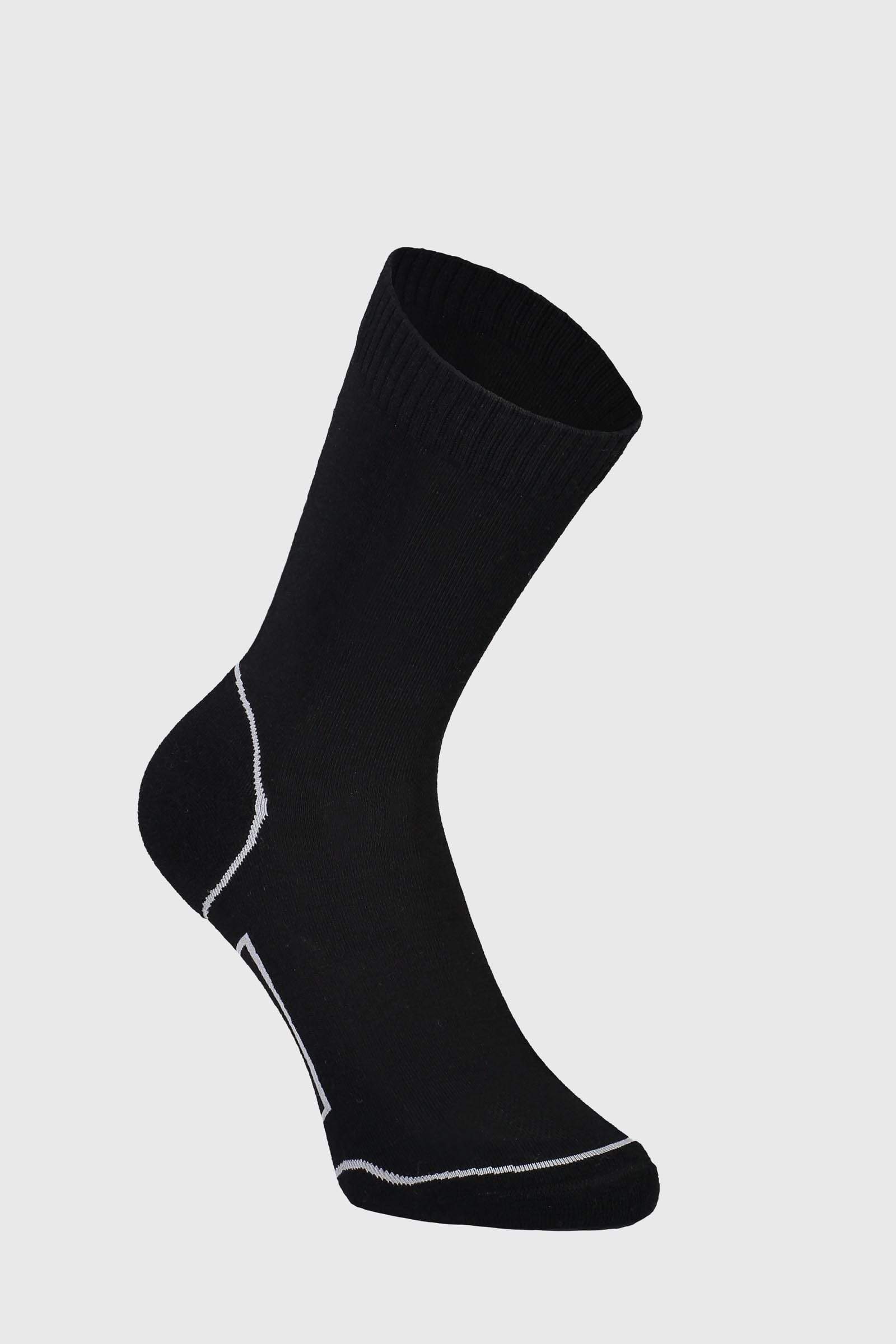 Mons Royale Unisex Tech Bike Sock 2.0 - Merino Wool, Black / Grey / 35-37
