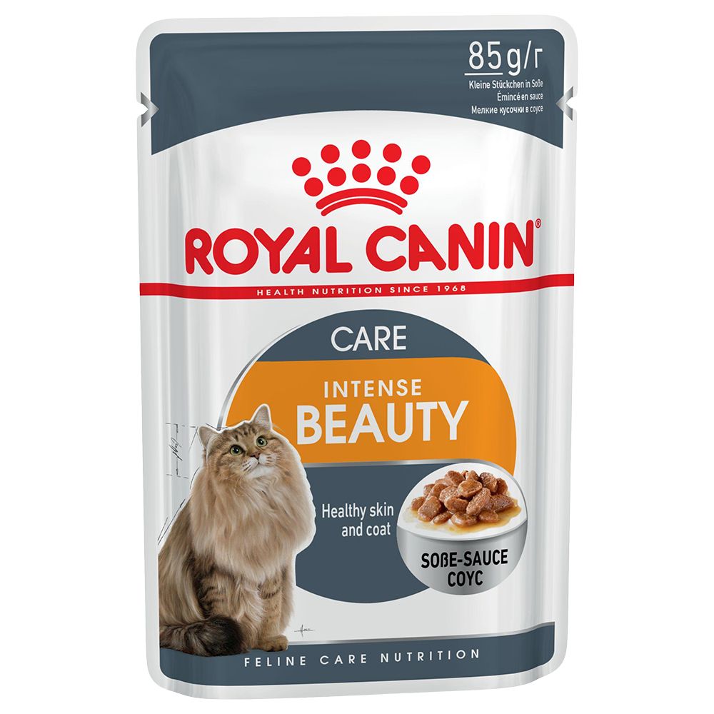 Royal Canin Intense Beauty in Gravy - Saver Pack: 48 x 85g