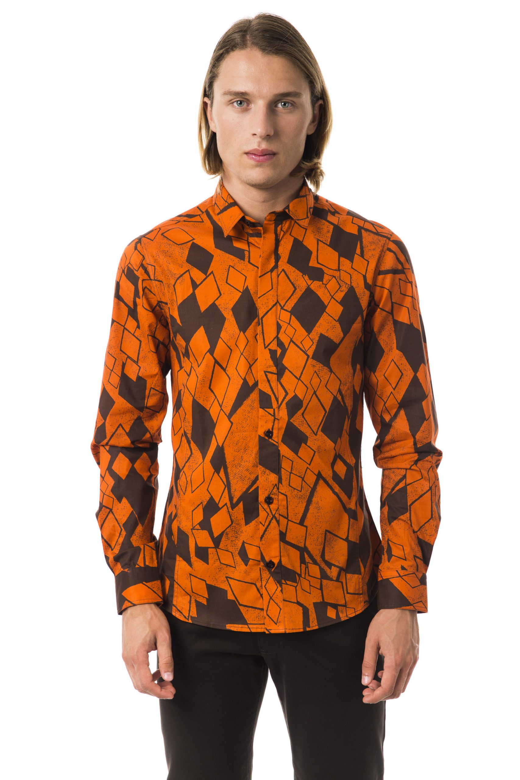 BYBLOS Men's Acacia Shirt Orange BY1394468 - S