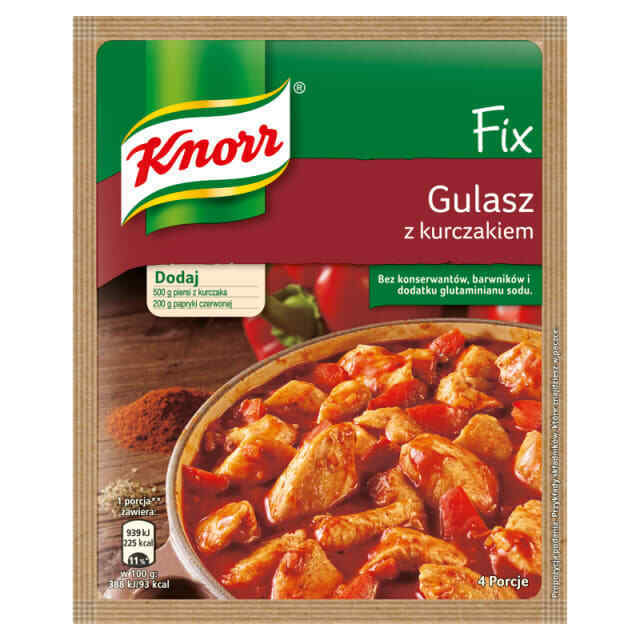 KNORR Goulash with CHICKEN spice packet - Made in Poland FREE SHIPPING