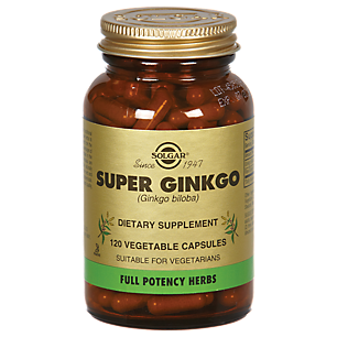 Super Ginkgo - Full Potency (120 Vegetarian Capsules)