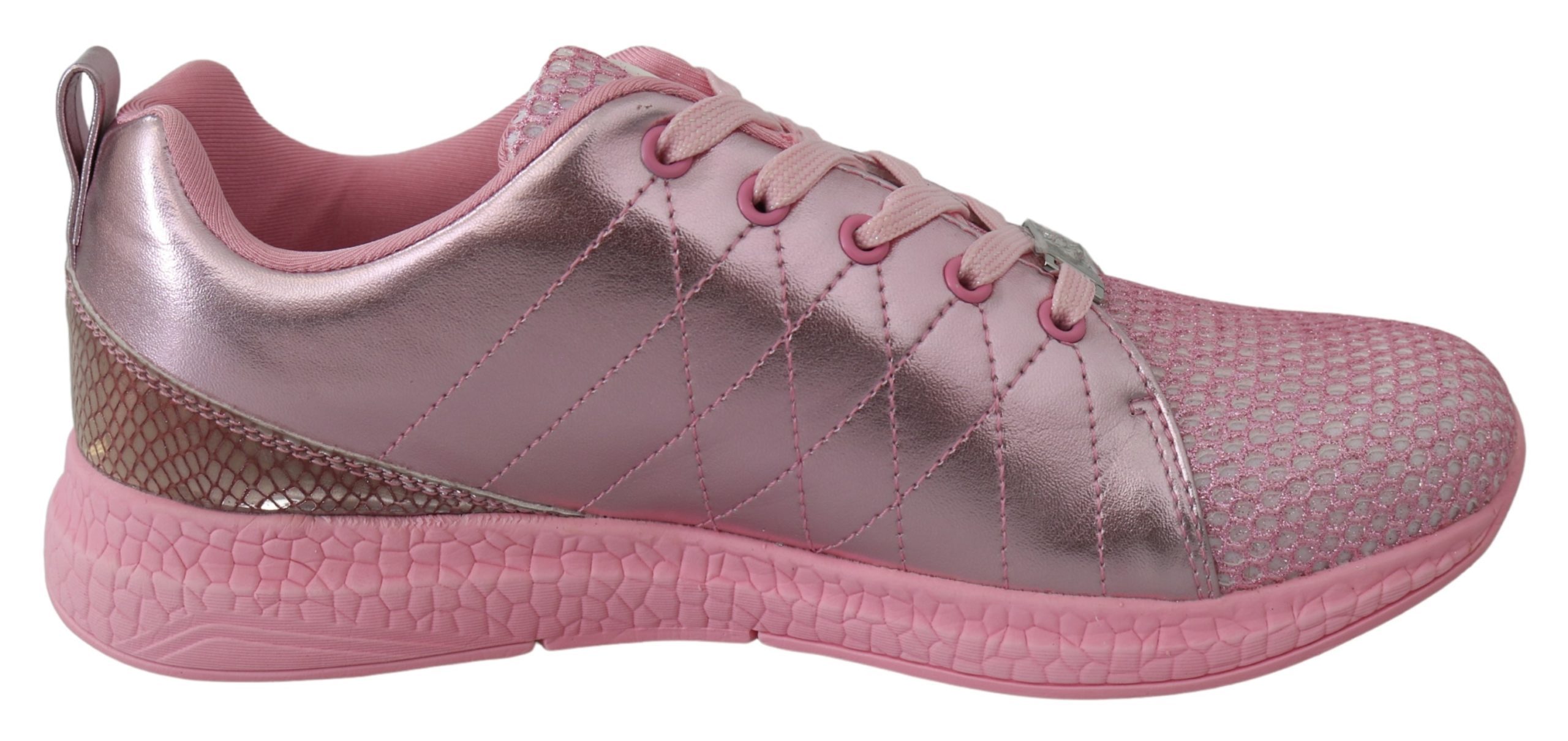Pink Blush Polyester Runner Gisella Sneakers Shoes - EU36/US6