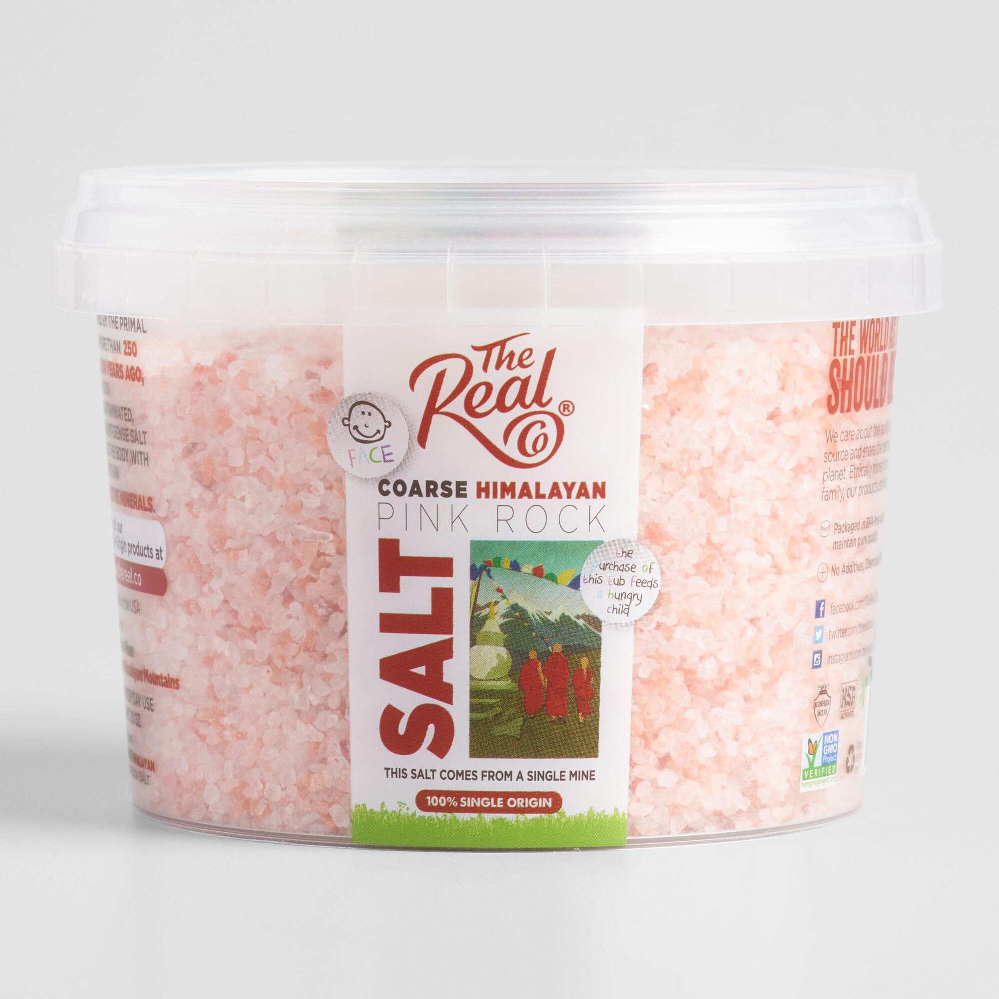 The Real Co. Pink Himalayan Coarse Salt Tub by World Market