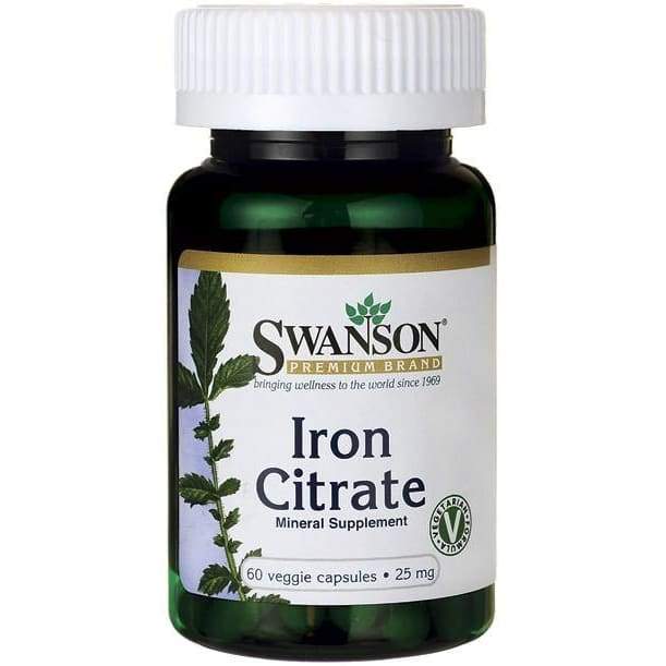 Iron Citrate, 25mg - 60 vcaps
