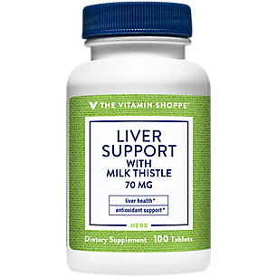 Liver Support with Milk Thistle - 70 MG - 80% Silymarin (100 Tablets)
