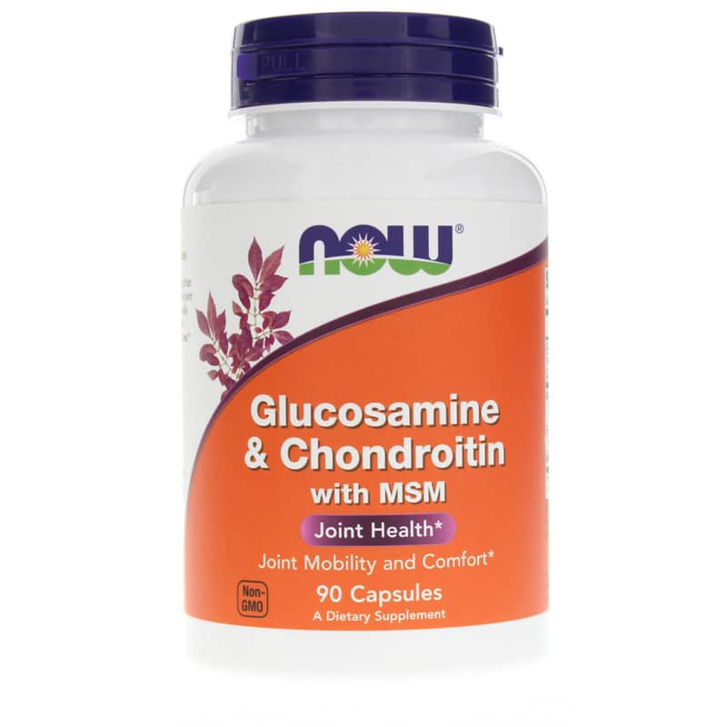 NOW Foods Glucosamine & Chondroitin with MSM 90 Capsules
