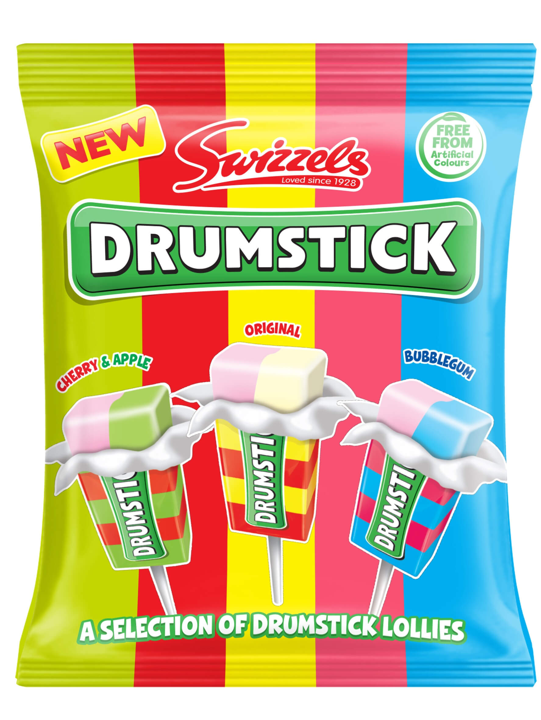 Swizzels Drumstick Mix Lolly Bag 180g