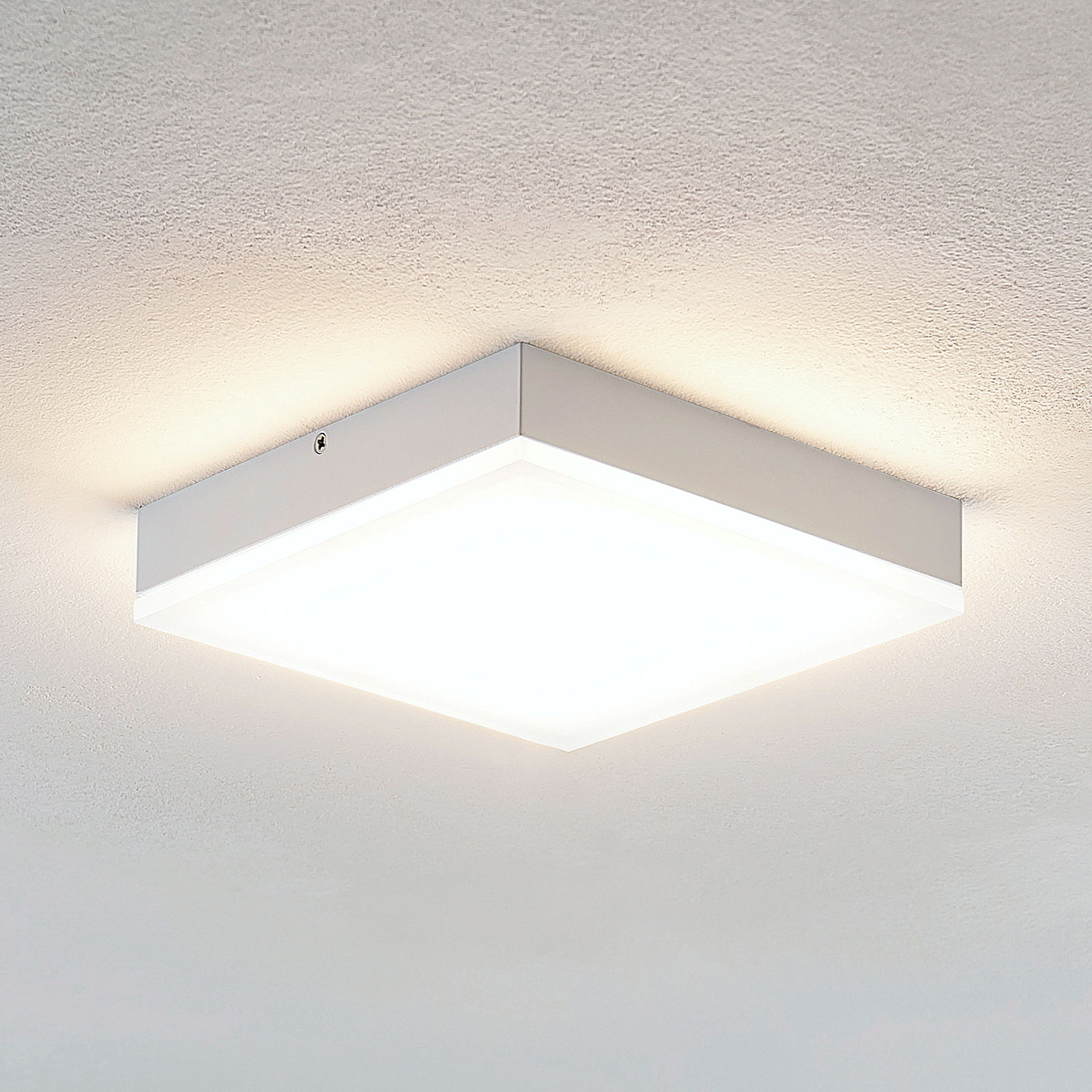 Lindby Tamito LED-kattovalaisin, valkoinen, 20 cm
