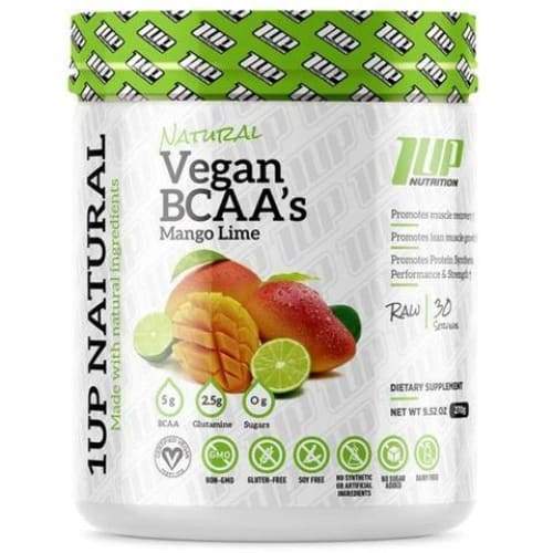 Natural Vegan BCAA + Glutamine, Mango Lime - 360 grams