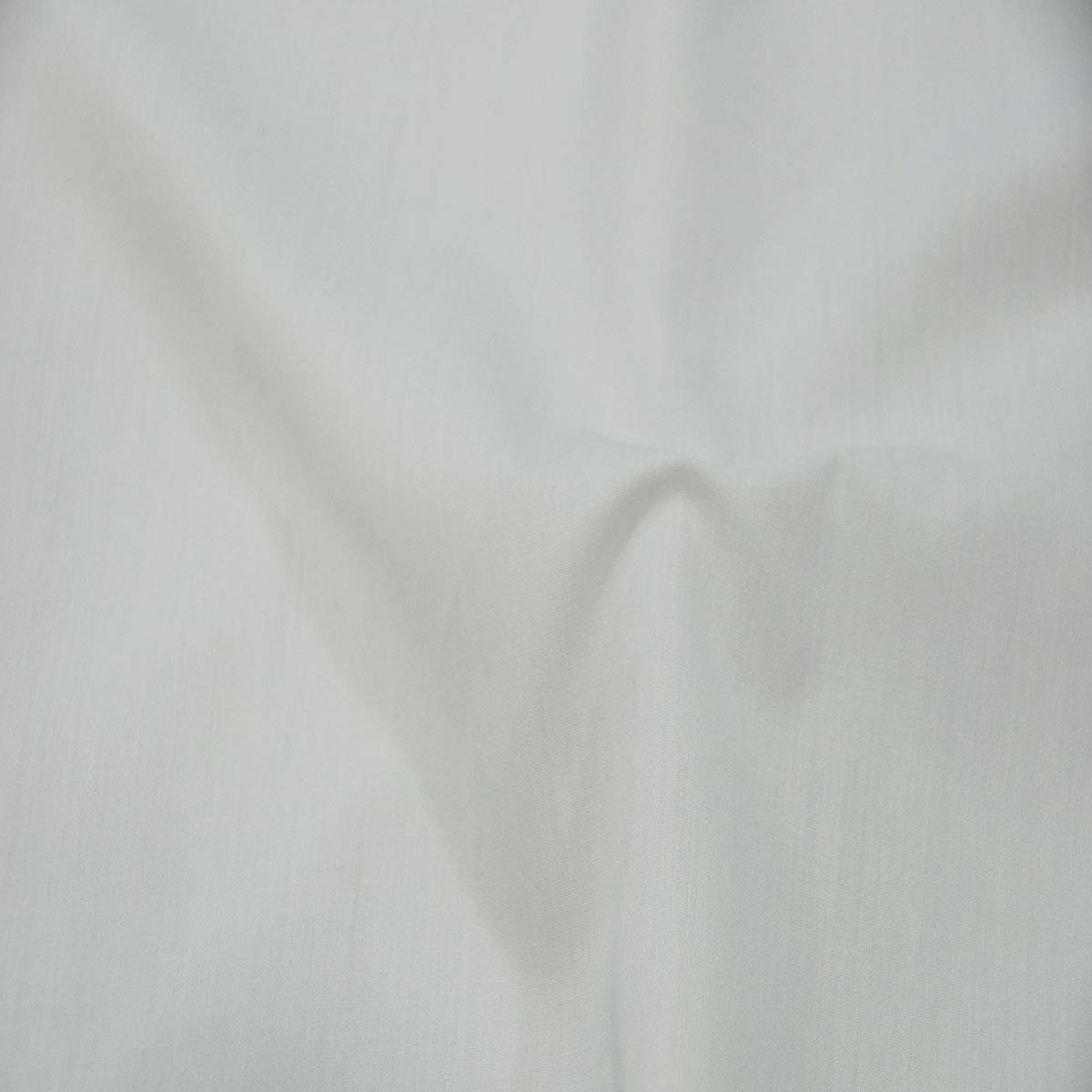 60 Wide Premium Cotton Blend Broadcloth Fabric By The Yard - White