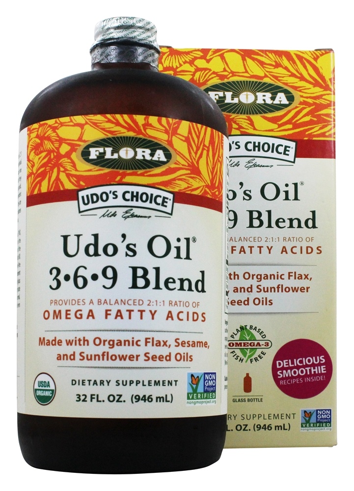 Flora - Udo's Choice Udo's Oil 3-6-9 Blend - 32 fl. oz.