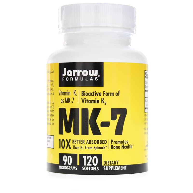 Jarrow Formulas Mk-7 Vitamin K2 90 Mcg 120 Softgels