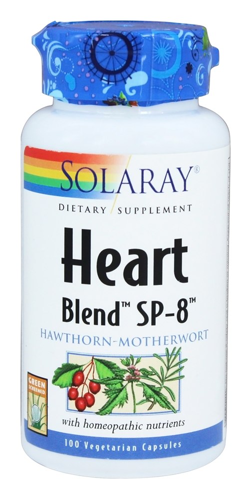 Solaray - Heart Blend SP-8 - 100 Vegetarian Capsules