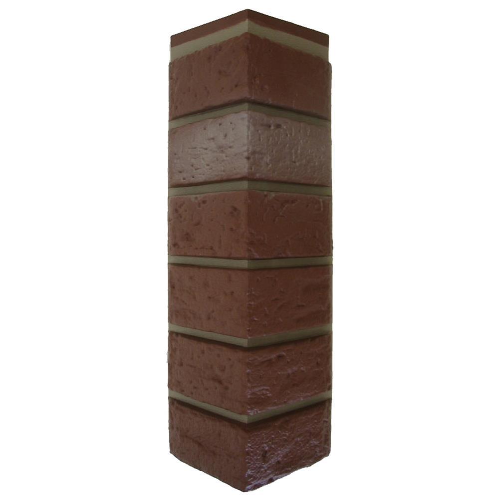 Novik Hand Laid Brick-sq ft Red Used Blend Faux Stone Veneer | 120050013