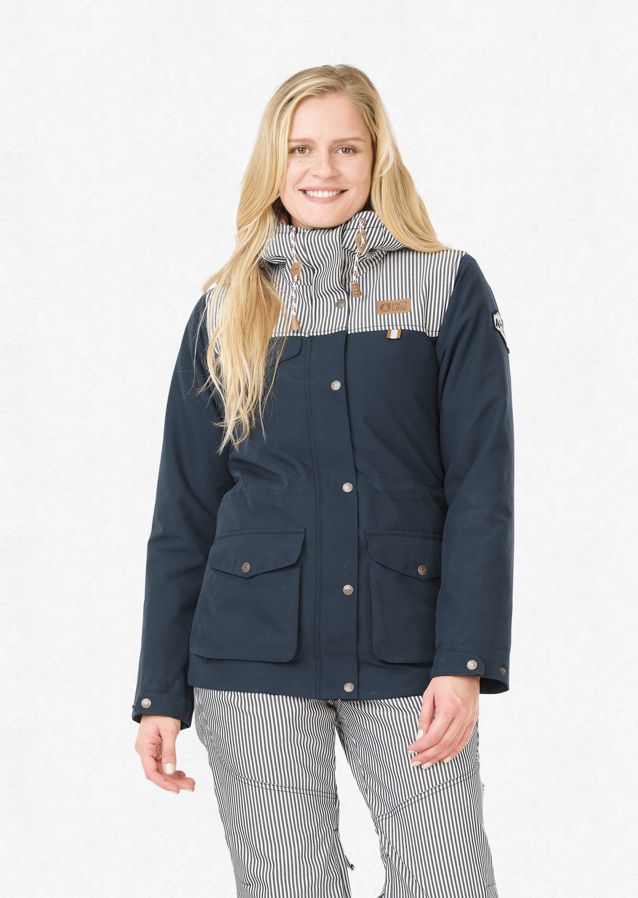 Picture Organic Women's Kate Jacket - Recycled Polyester, Dark Blue / M