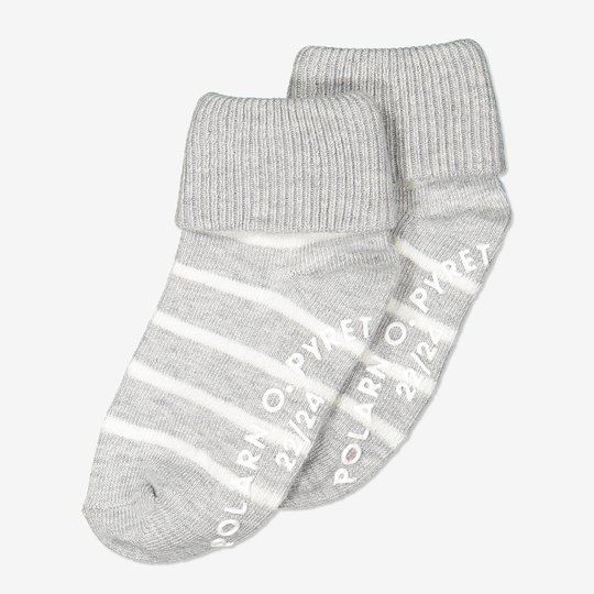 2-pakning sokker gråmelange