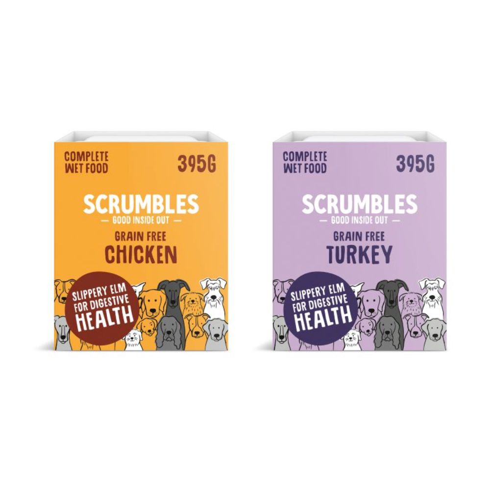 Scrumbles Grain Free Mixed Pack Chicken & Turkey Wet Dog Food 28 x 395g - Mixed Pack