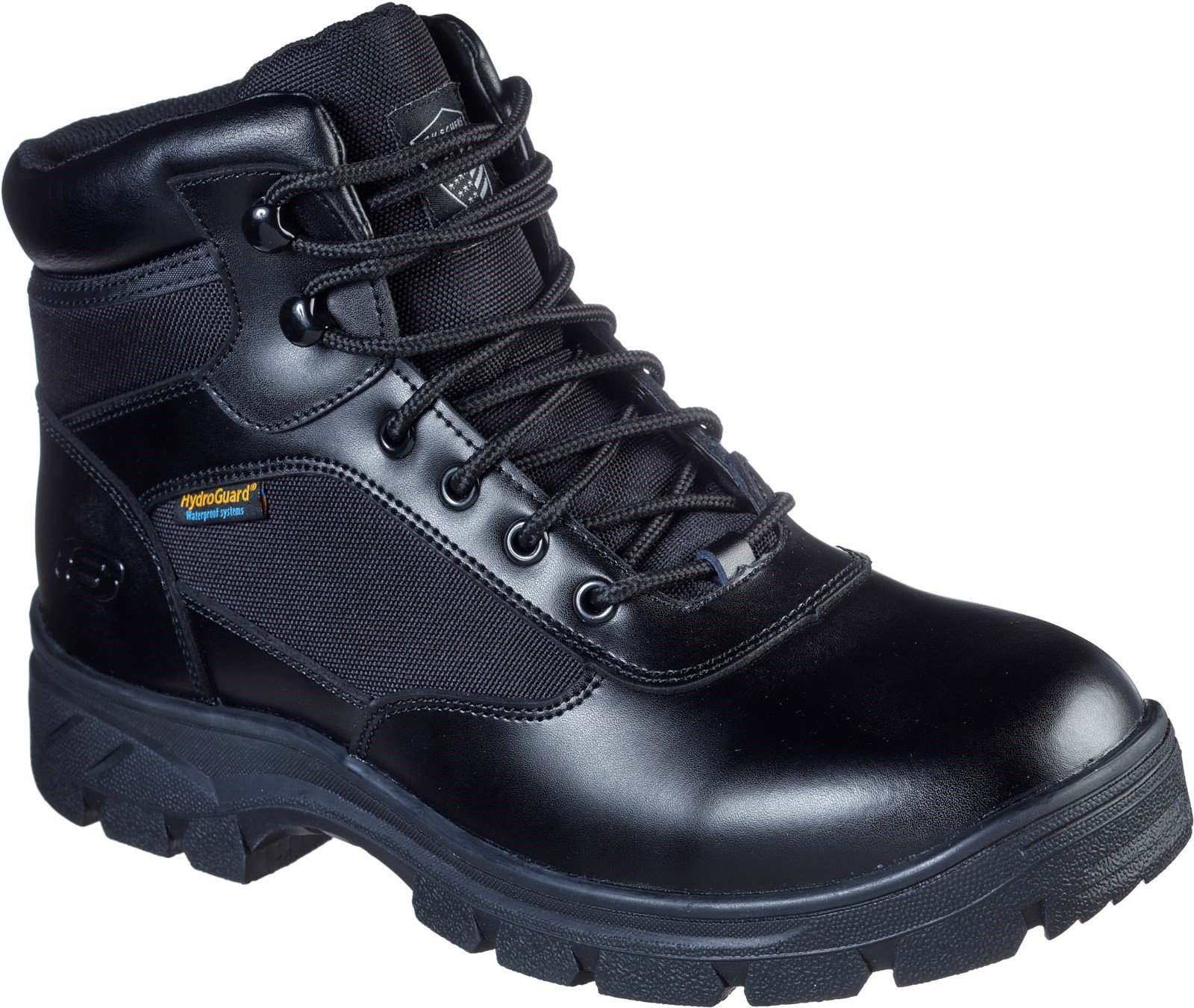 Skechers Unisex Wascana Benen Waterproof Tactical Boot Black 31727 - Black 6