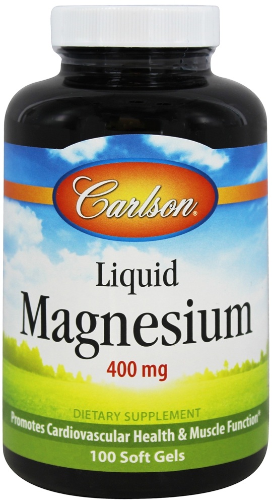 Carlson Labs - Liquid Magnesium 400 mg. - 100 Softgels