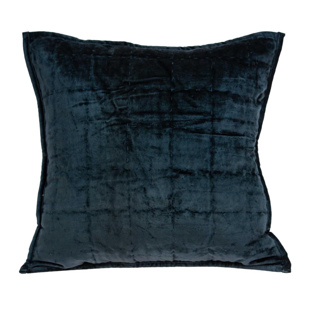 HomeRoots Jordan Blue Standard Cotton Viscose Blend Pillow Case | 334139