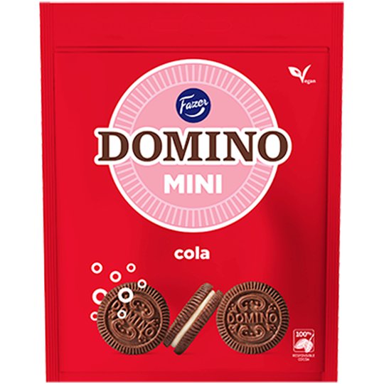 Domino Täytekeksi Cola - 22% alennus