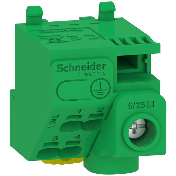 Schneider Electric Resi9 CX LGYT1E05 Jordklemme 440 V 5 tilkoblinger