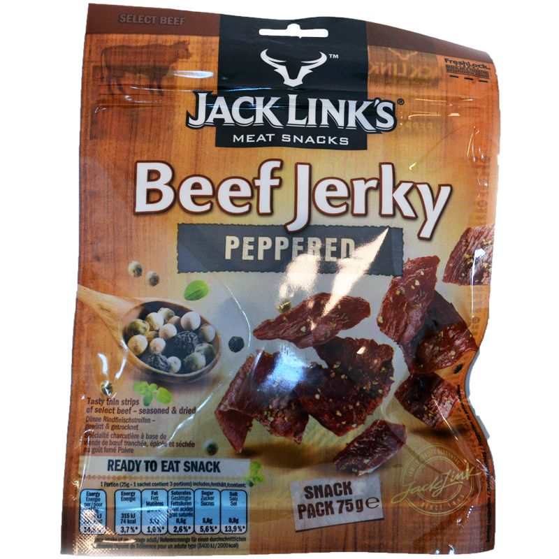Beef Jerkey "Peppered" 75g - 80% rabatt