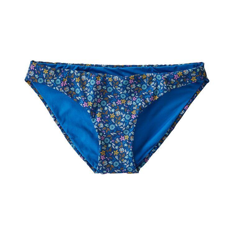 Patagonia Women's Sunamee Bikini Bottoms - Recycled Nylon, Cover Crop Wild: Superior Blue / M