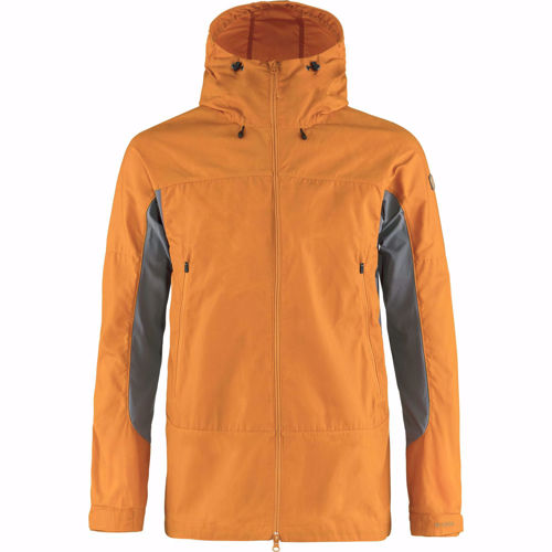 Fjällräven Abisko Lite Trekking Jacket M Ember Orange - Super Grey