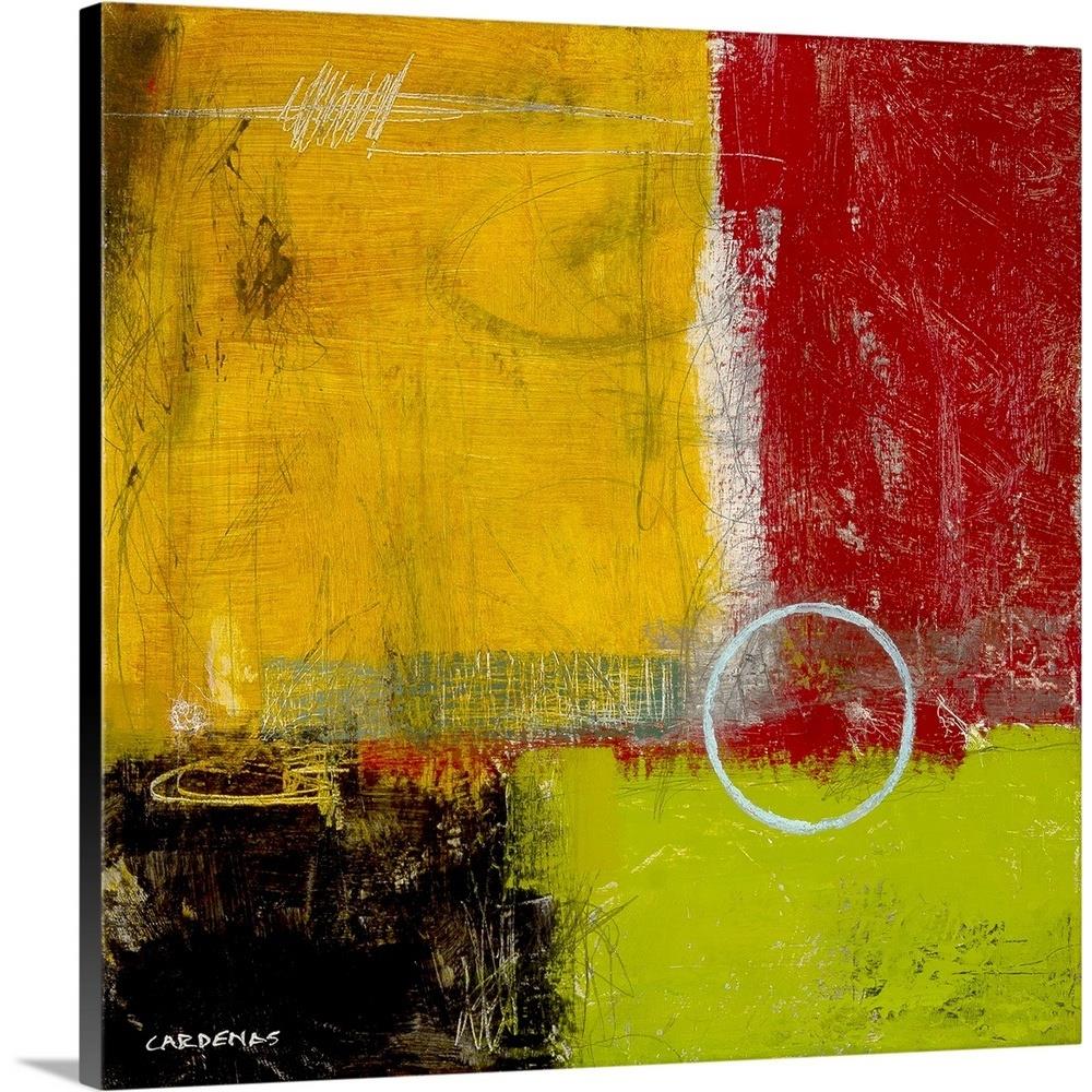 GreatBigCanvas Blend by Jason Cardenas Canvas 24-in H x 24-in W Abstract Print on Canvas | 2416433-24-24X24