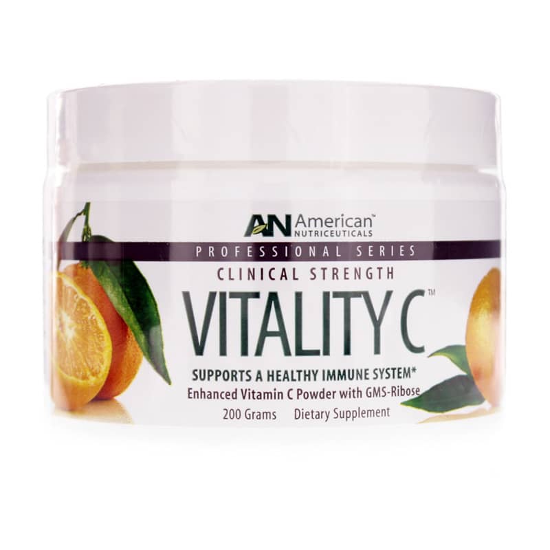 American Nutriceuticals Vitality C Vitamin C Powder 200 Grams