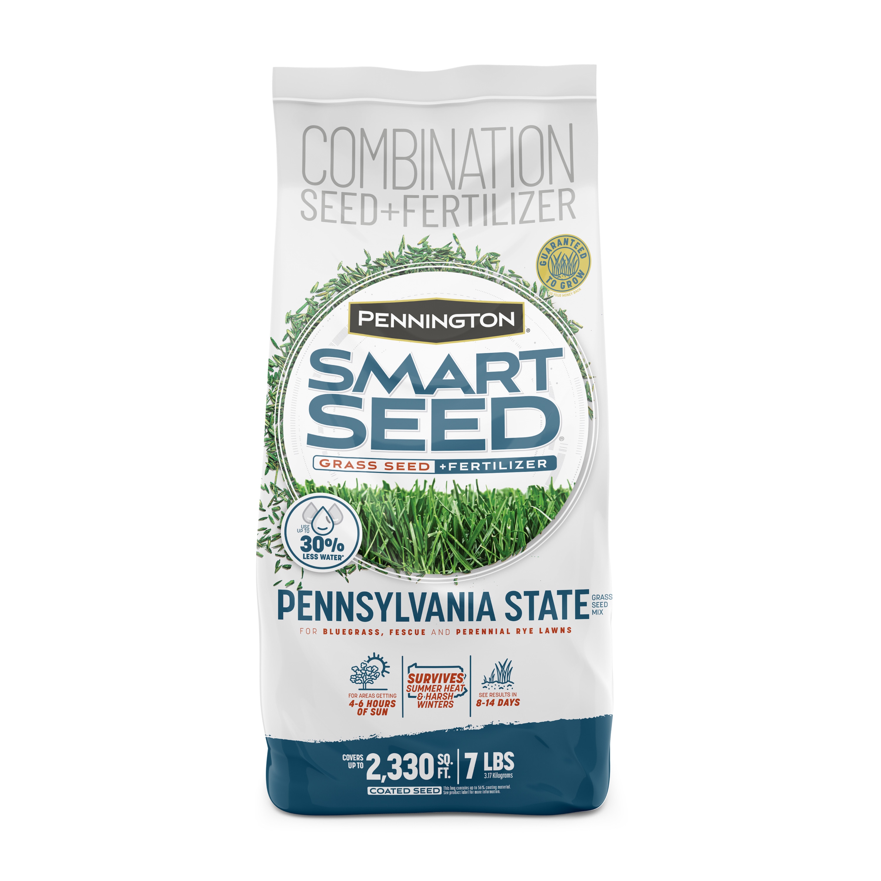 Pennington Smart Seed Penn State 7-lb Mixture/Blend Grass Seed | 2149602274