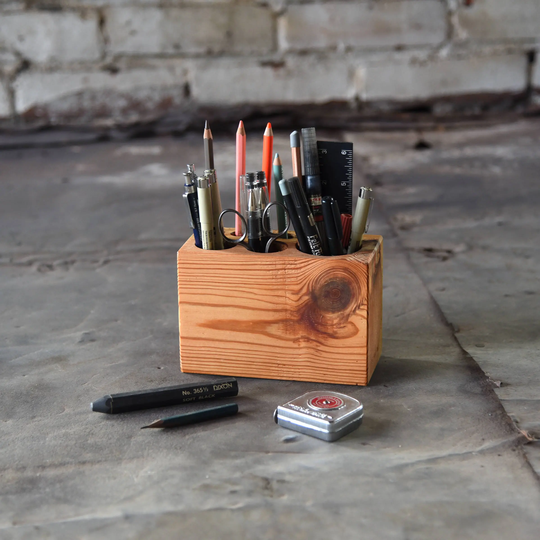 Image result for Buy Reclaimed Wood Desk Organizer, Farmhouse Decor, Pen Holder By Peg ...