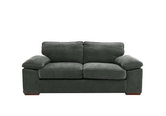 Buy Home 2 Seater Fabric Sofa Bed - Grey online