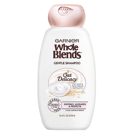 Garnier Whole Blends Gentle Shampoo Oat Delicacy, For Fine to Normal Hair - 13.0 fl oz