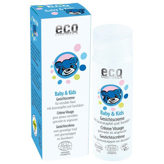 Eco Cosmetics Naturlig Ansiktskräm för barn, 50 ml
