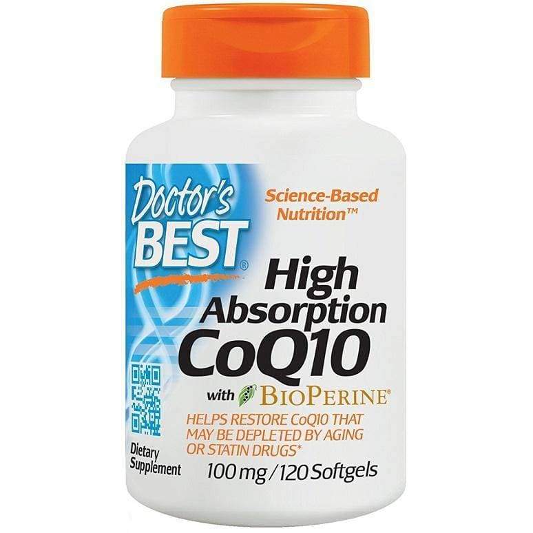 High Absorption CoQ10 with BioPerine, 100mg - 120 softgels
